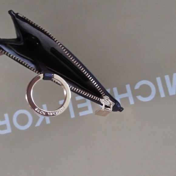 NWT MICHAEL KORS JET SET LEATHER SMALL COIN PURSE - Picture 6 of 8